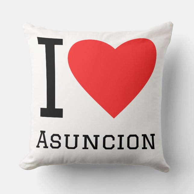 Cojín Decorativo Amo Asunción  (Anverso)