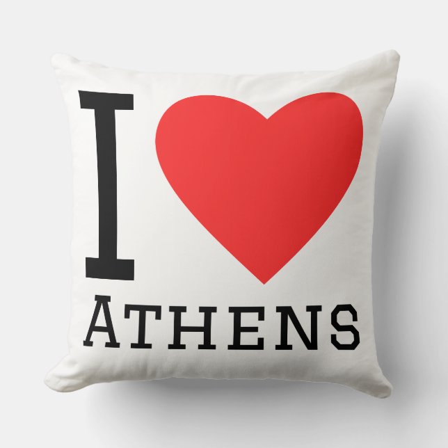 Cojín Decorativo Amo Atenas  (Anverso)