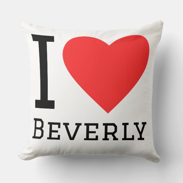 Cojín Decorativo Amo beverly (Anverso)