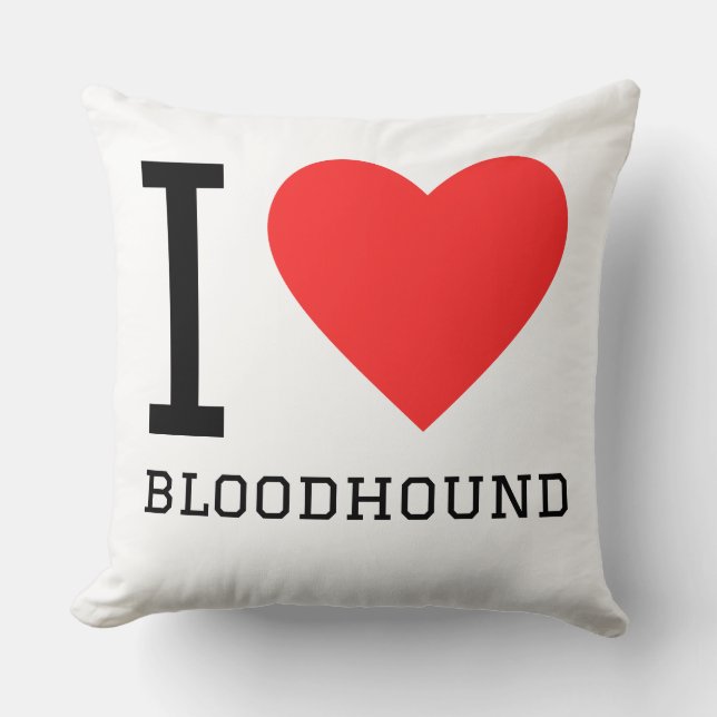 Cojín Decorativo Amo bloodhound (Anverso)