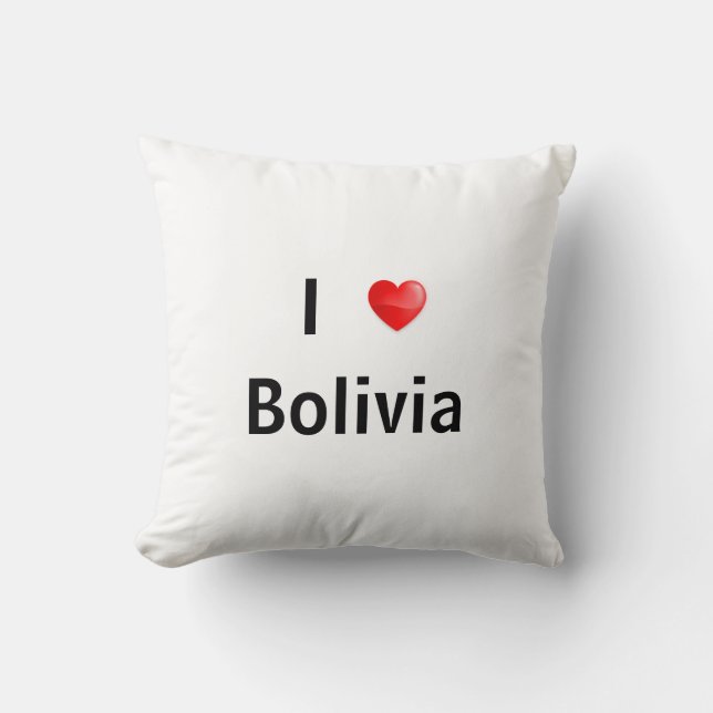 Cojín Decorativo Amo Bolivia (Anverso)