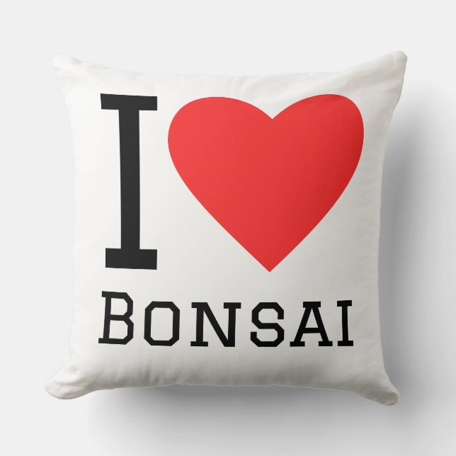 Cojín Decorativo Amo bonsái (Anverso)