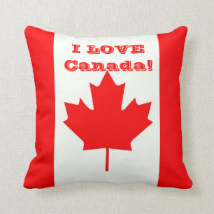 Cojín Decorativo ¡Amo Canadá!