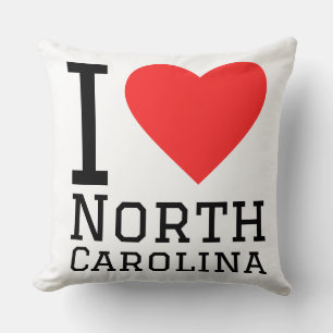 Cojín Decorativo Amo Carolina del Norte