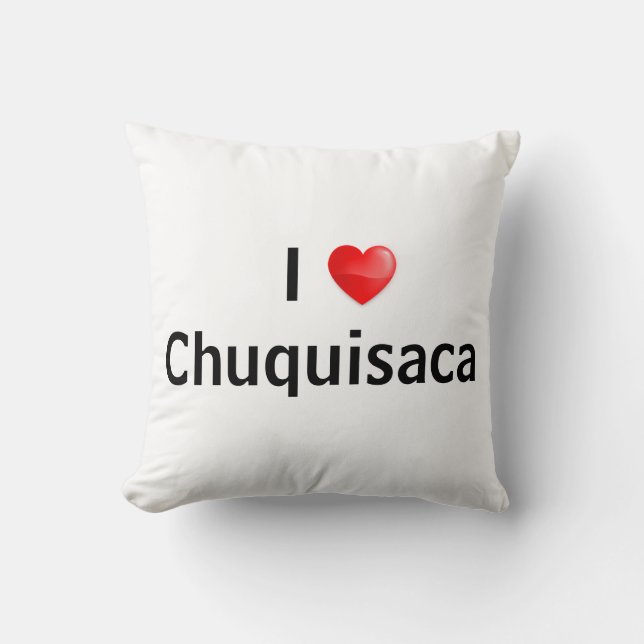 Cojín Decorativo Amo Chuquisaca (Anverso)