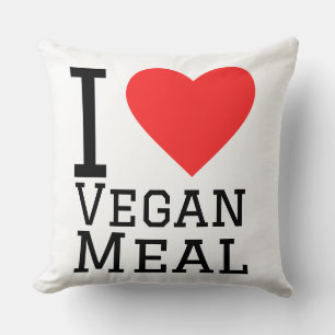 Cojín Decorativo Amo comida vegana