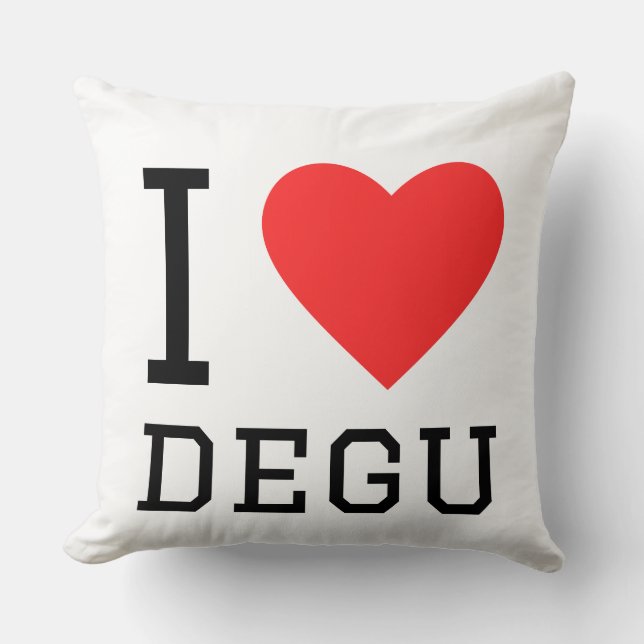 Cojín Decorativo Amo degu (Anverso)