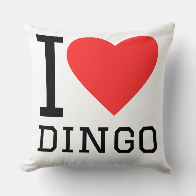 Cojín Decorativo Amo dingo (Anverso)