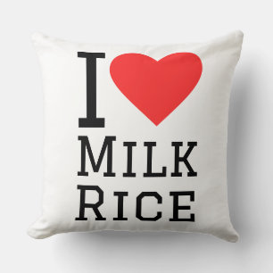 Cojín Decorativo Amo el arroz con leche