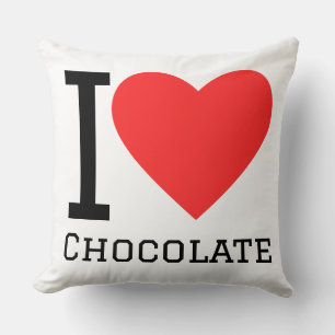 Cojín Decorativo Amo el chocolate