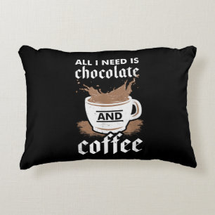 Cojín Decorativo Amo El Chocolate Y El Café