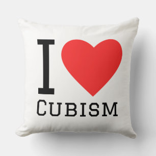 Cojín Decorativo Amo el cubismo