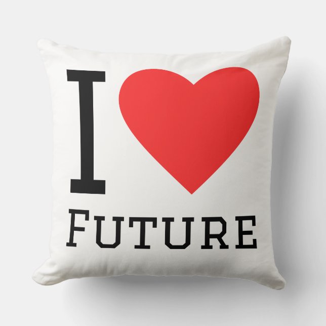 Cojín Decorativo Amo el futuro (Anverso)