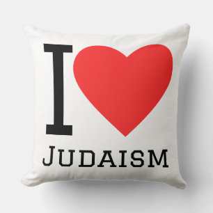 Cojín Decorativo Amo el judaísmo