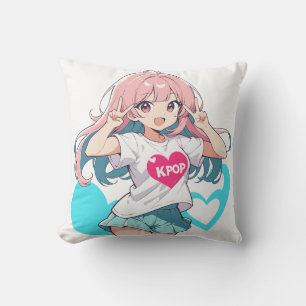 Cojín Decorativo Amo el K-POP - Kポップ, 케이팝
