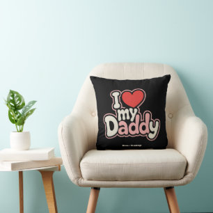 Cojín Decorativo Amo el regalo perfecto del Día del Padre de mi pap