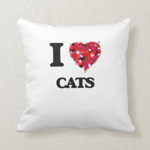 Cojín Decorativo Amo gatos