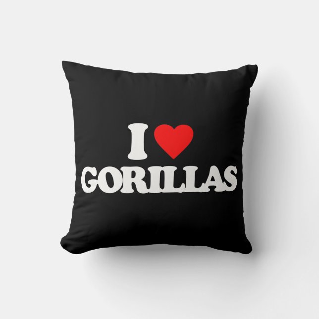 COJÍN DECORATIVO AMO GORILAS (Anverso)