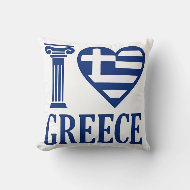 Cojín Decorativo Amo Grecia (Anverso)
