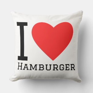 Cojín Decorativo Amo hamburguesa