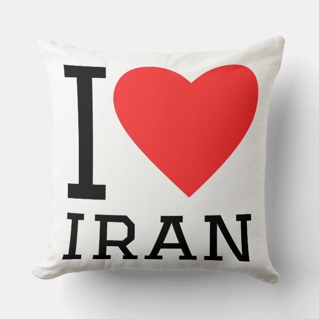 Cojín Decorativo Amo Irán (Anverso)