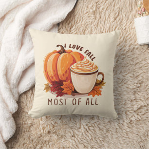 Cojín Decorativo Amo La Caída Sobre Todo - Vibes De Última Hora Y O