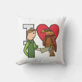 Cojín Decorativo Amo la Falconería