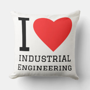 Cojín Decorativo Amo la ingeniería industrial