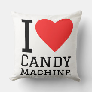 Cojín Decorativo Amo la máquina de dulces