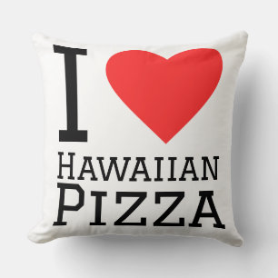 Cojín Decorativo Amo la pizza hawaiana