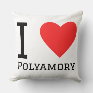 Cojín Decorativo Amo la poliamoria