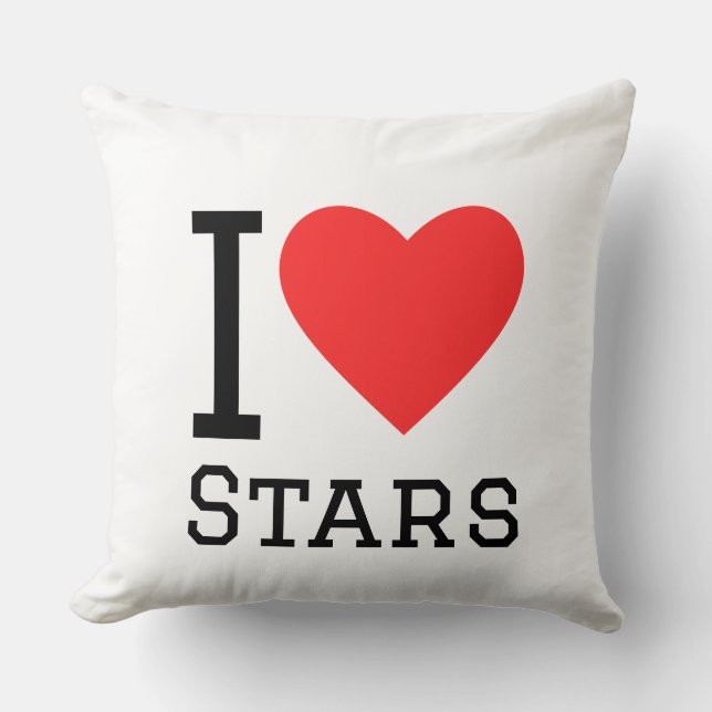 Cojín Decorativo Amo las estrellas (Anverso)