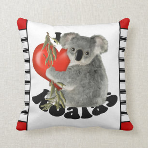 Cojín Decorativo Amo las koalas lindas