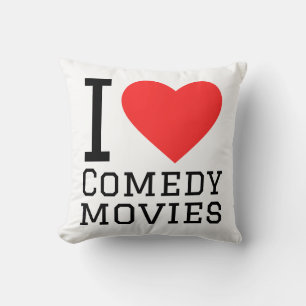 Cojín Decorativo Amo las películas de comedia