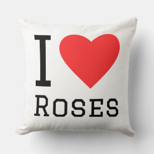 Cojín Decorativo Amo las rosas