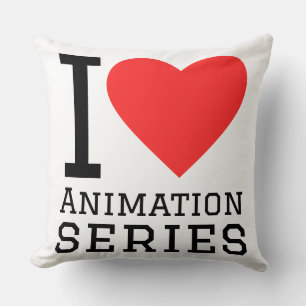 Cojín Decorativo Amo las series de animación