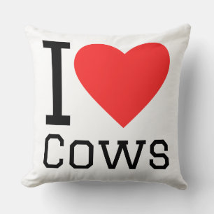 Cojín Decorativo Amo las vacas