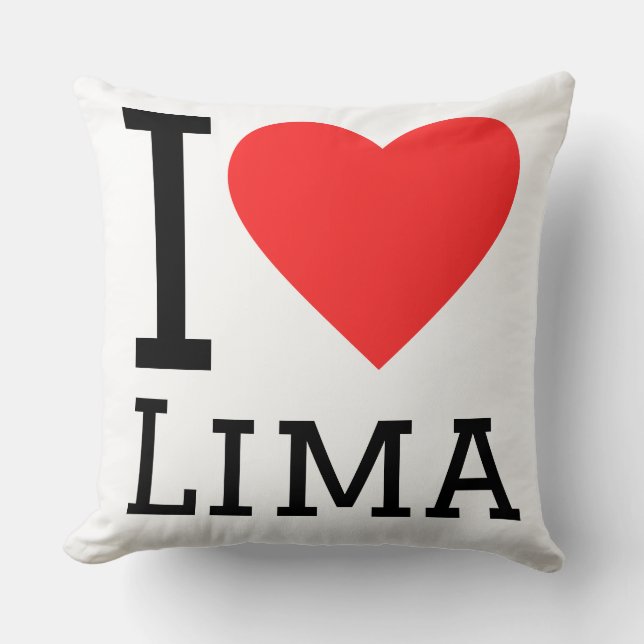 Cojín Decorativo Amo lima (Anverso)