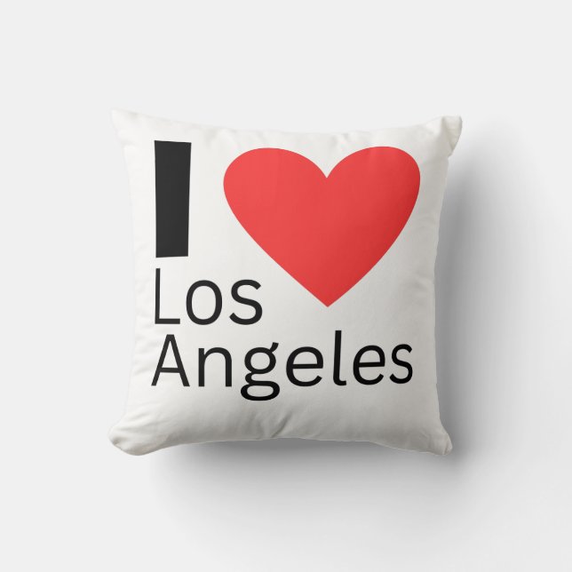 Cojín Decorativo Amo Los Ángeles (Anverso)