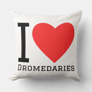 Cojín Decorativo Amo los dromedarios