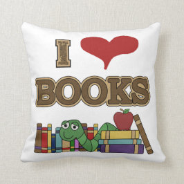 Cojín Decorativo Amo los libros