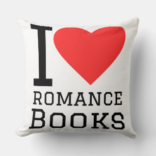 Cojín Decorativo Amo los libros románticos