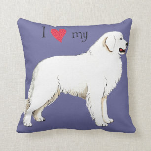 Cojín Decorativo Amo los mis grandes Pirineos