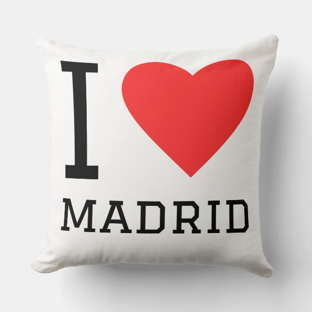 Cojín Decorativo Amo Madrid (Anverso)