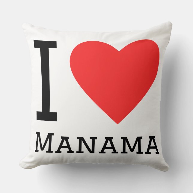 Cojín Decorativo Amo manama (Anverso)