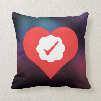 Cojín Decorativo Amo marcas de verificación