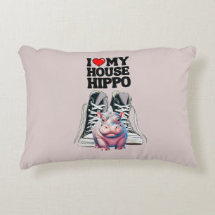 Cojín Decorativo Amo Mi Casa Personalizable Hippo