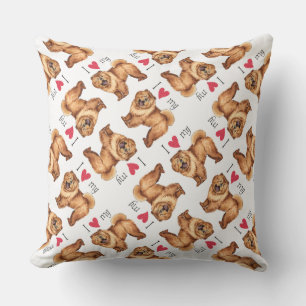 Cojín Decorativo Amo mi Chow Chow