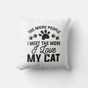 Cojín Decorativo Amo Mi Gato