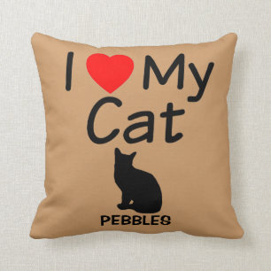 Cojín Decorativo Amo Mi Gato